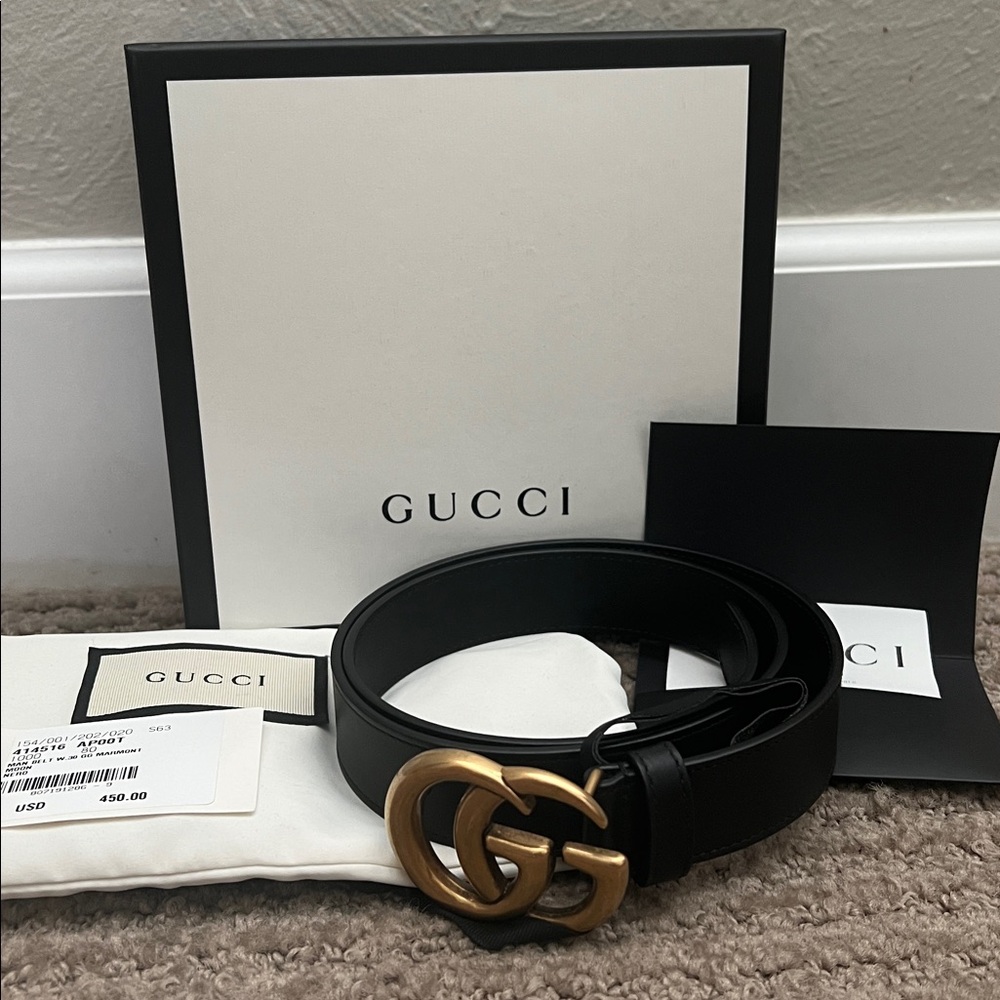 Gucci GG Marmont Thin Belt